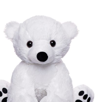 Plush polar bear
