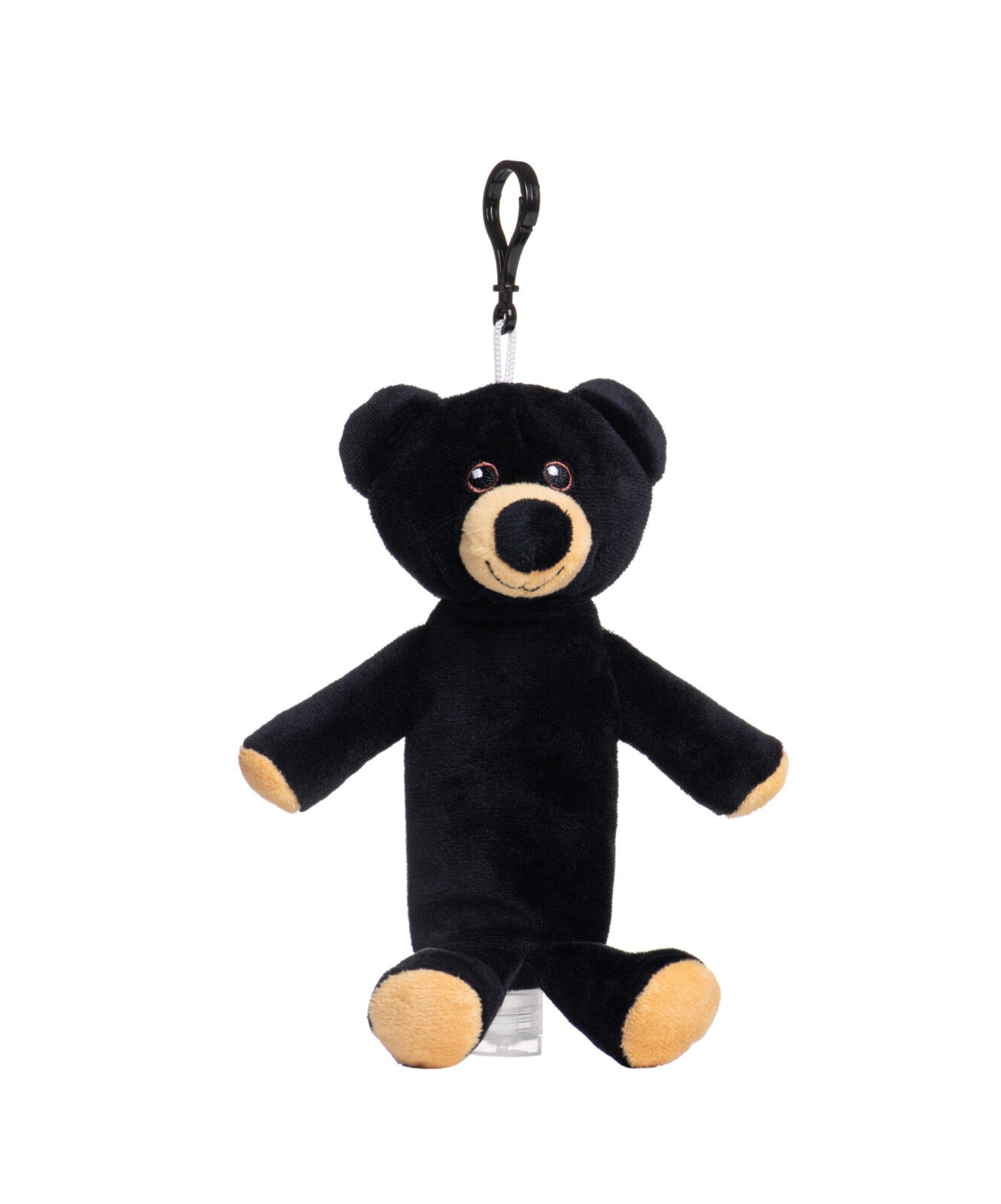 Fuzzy bear keychain/ bag clip